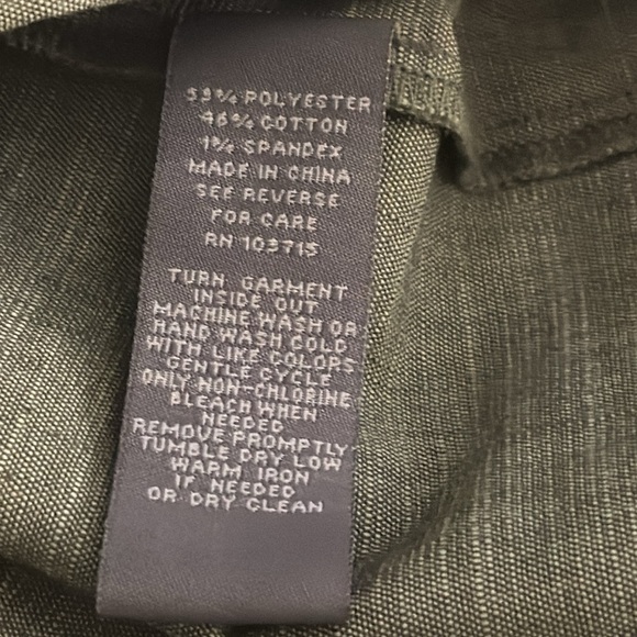 SHARAGANO Olive Green Belted Cargo Midi Dress Size 10 Work Casual‎ Vacation Gold - Picture 9 of 11